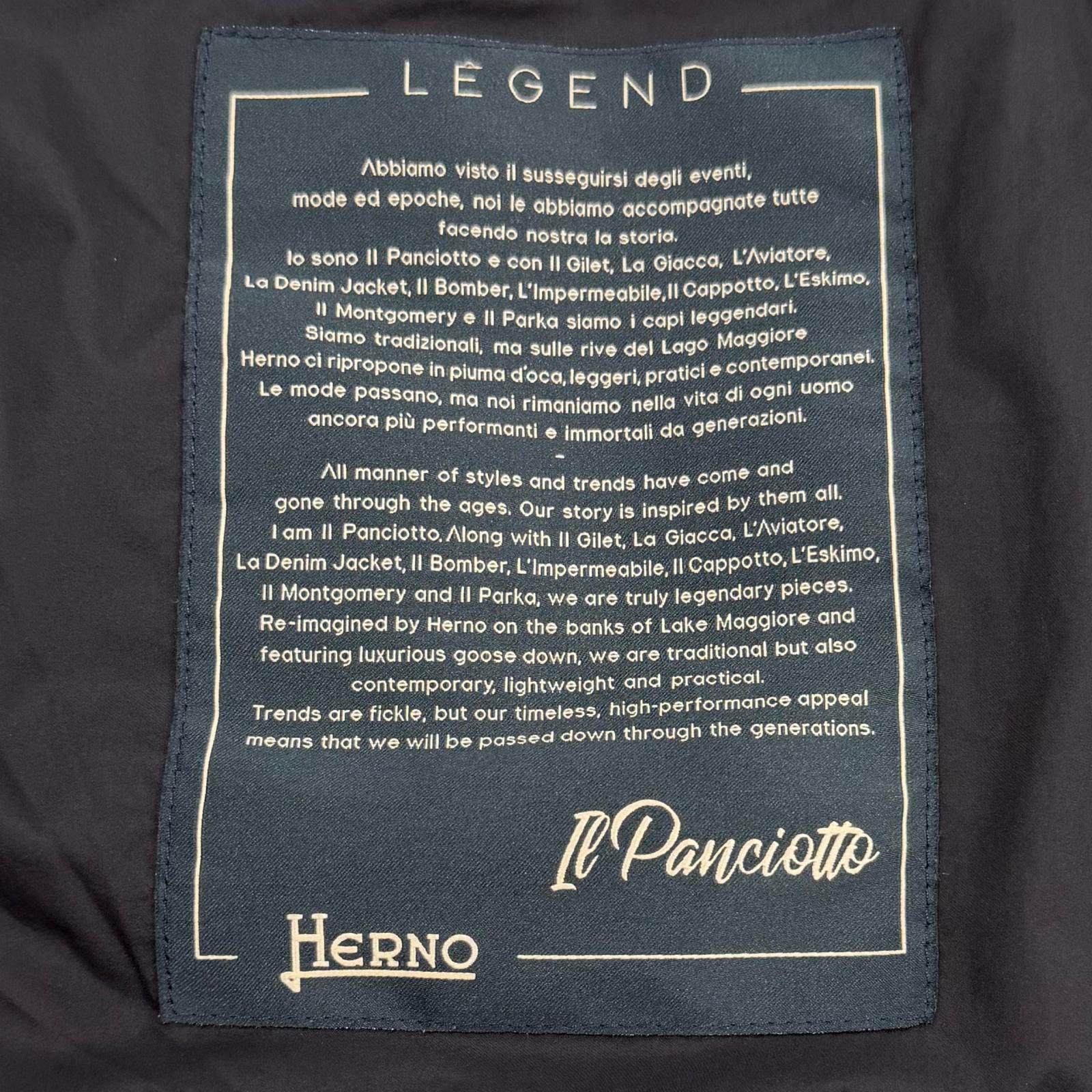 ヘルノ Il Panciotto ナイロンダウンベスト