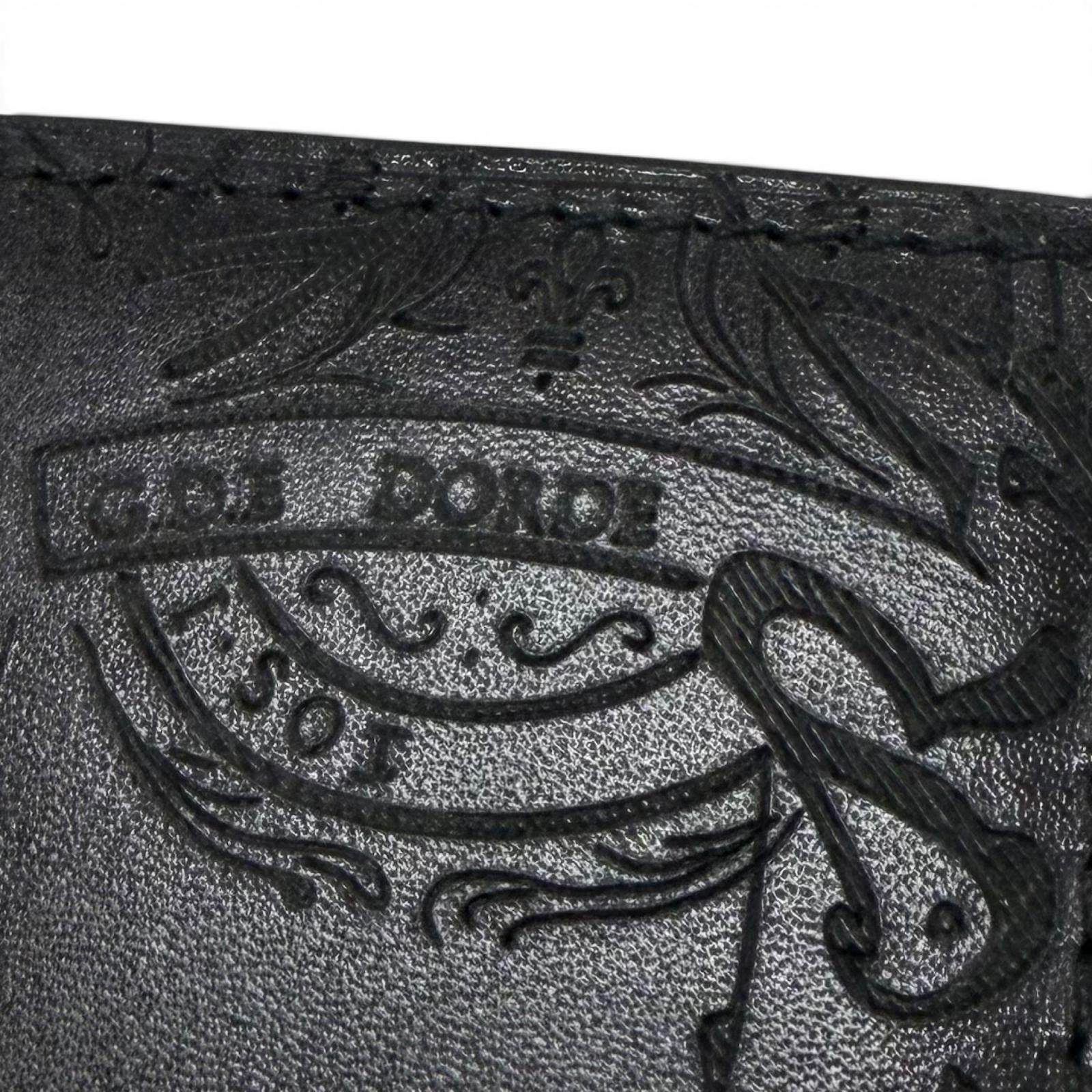 ベルルッティ Imbuia Calligraphy レザー名刺入れ