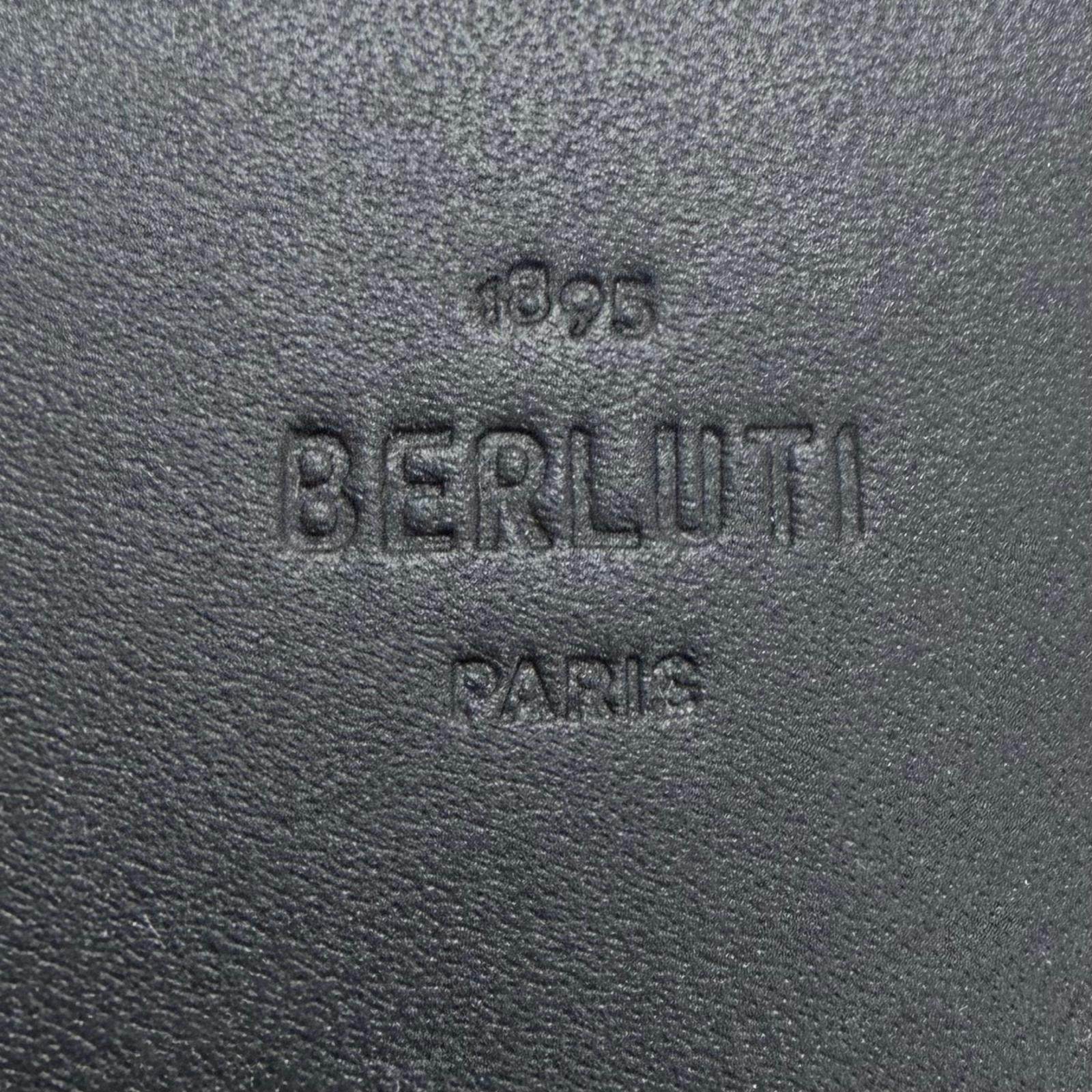 ベルルッティ Imbuia Calligraphy レザー名刺入れ
