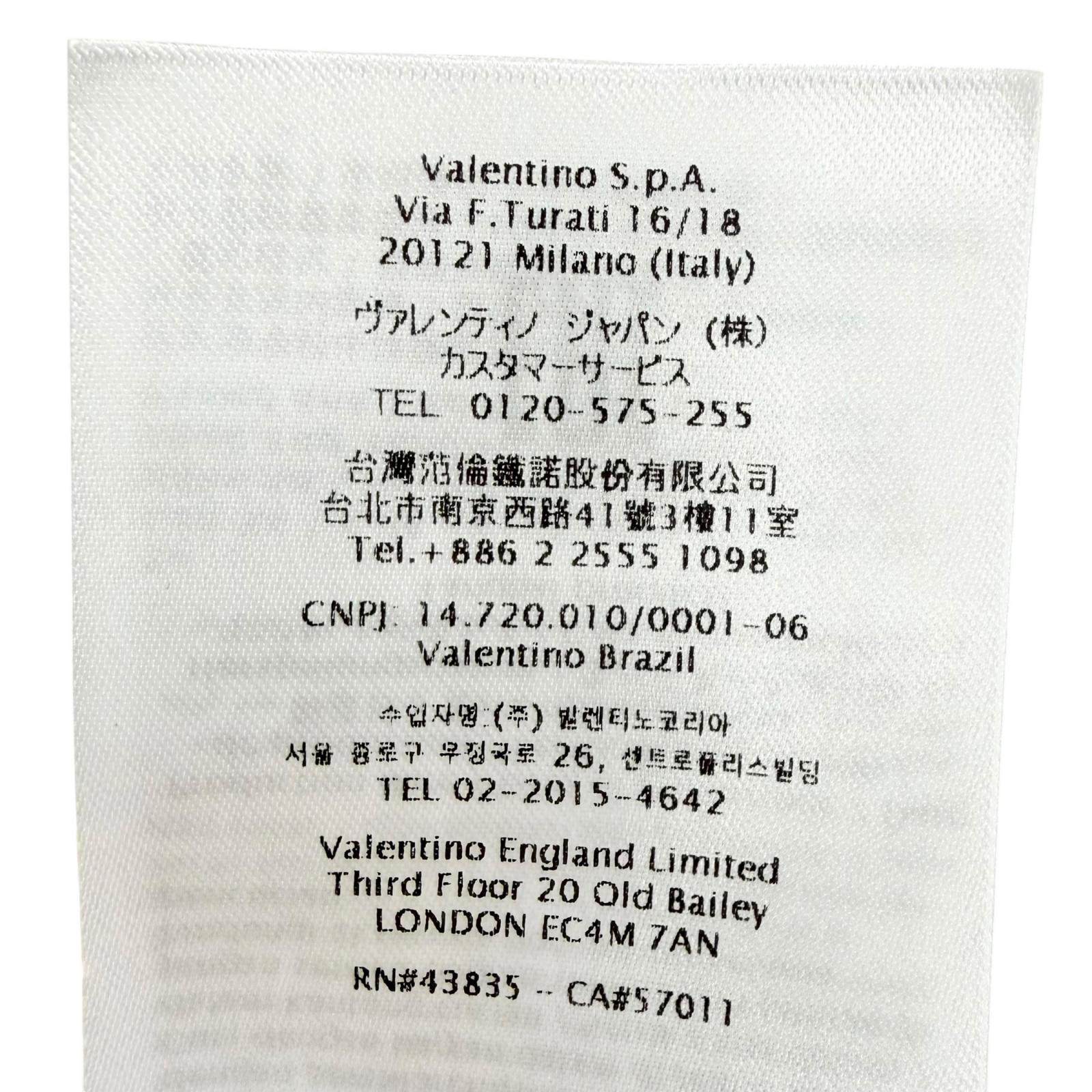 ヴァレンティノ ロゴメタル カシミヤシルクニットトップス