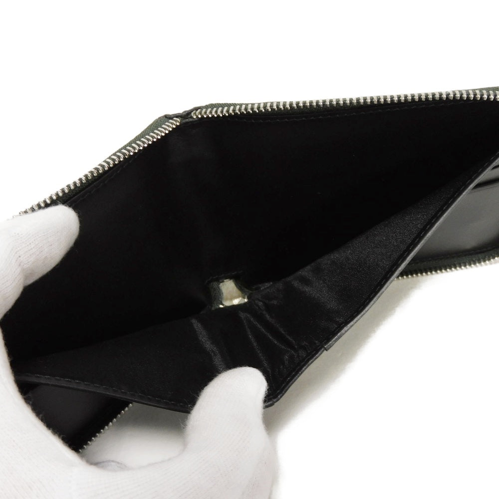 ロエベ コンパクトジップアラウンドウォレット スムースカーフスキン 二つ折り財布
