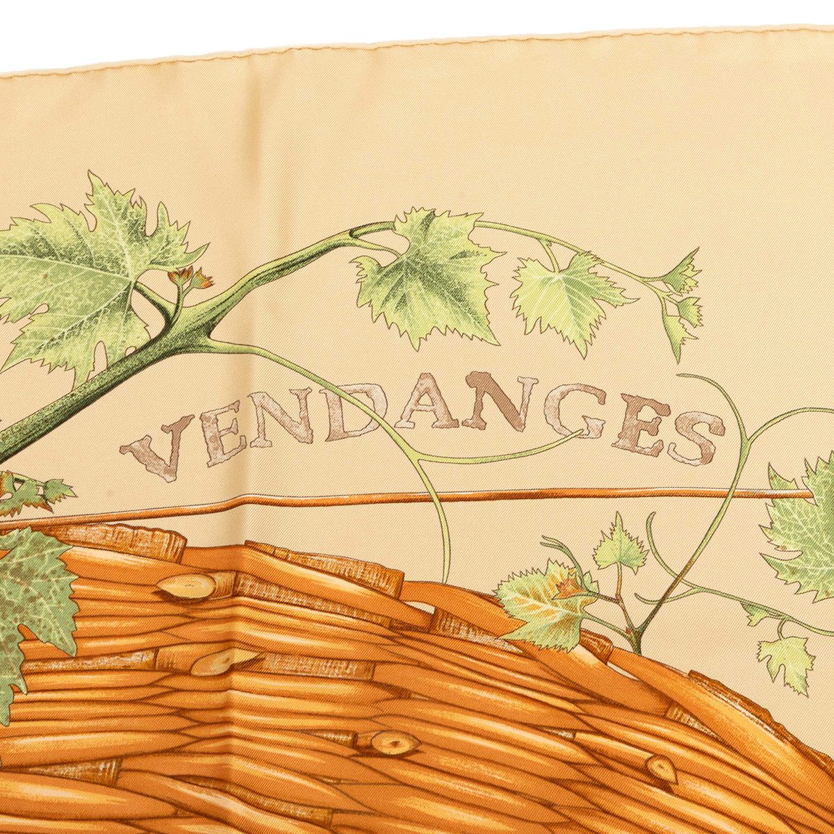 エルメス カレ90 VENDANGES シルクスカーフ