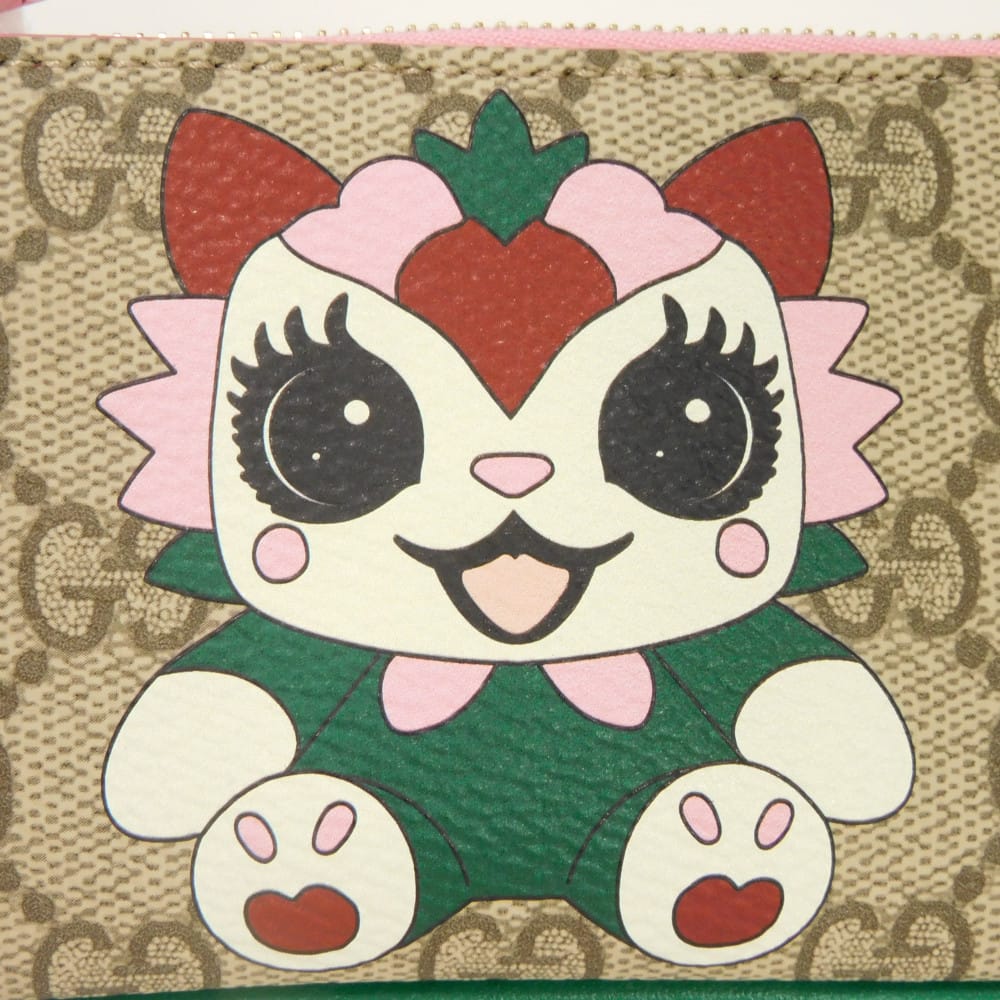 グッチ ベスティーズ GGスプリームキャンバス コインケース