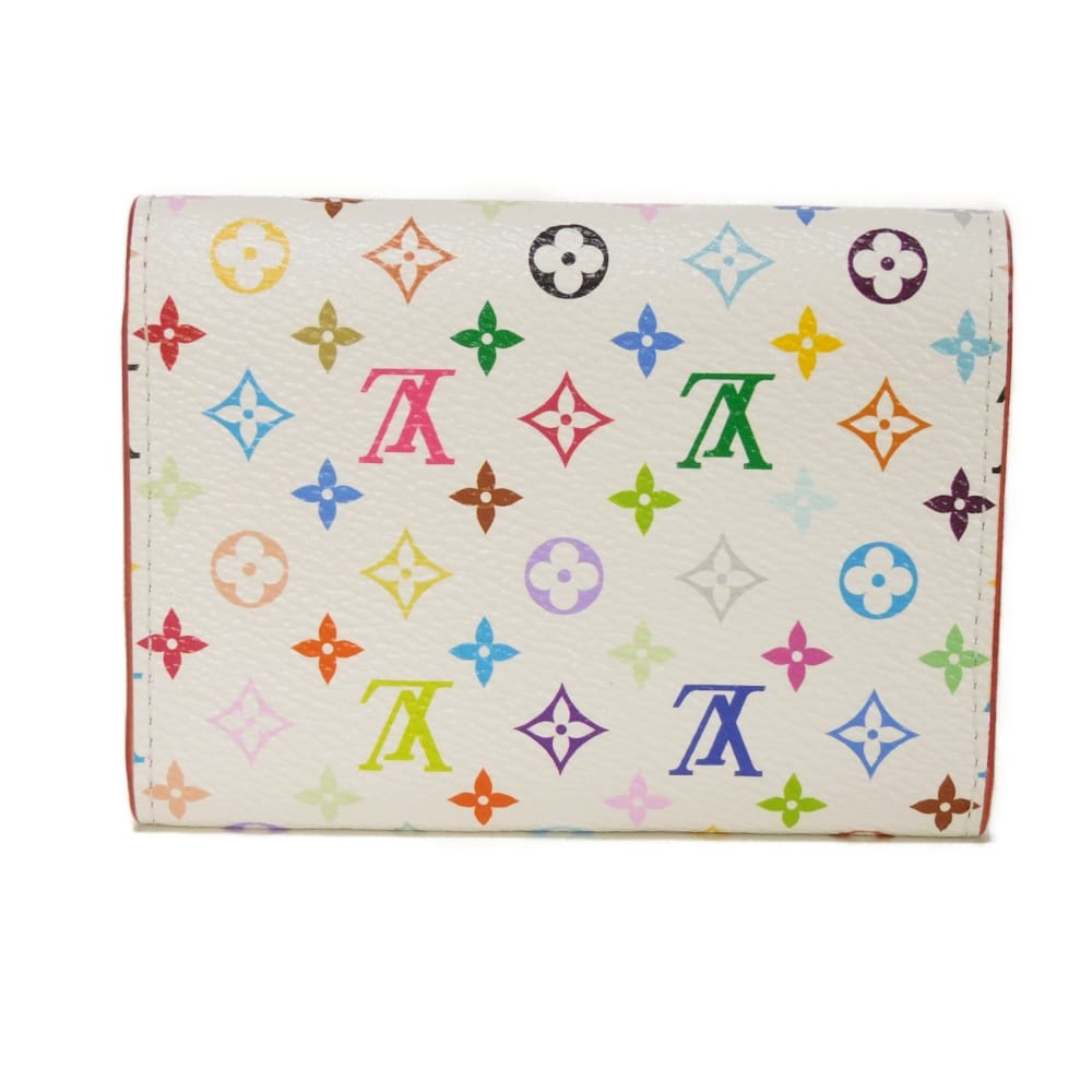 ルイヴィトン LV×TM ポルトモネ ロザリ モノグラム・マルチカラー 二つ折り財布