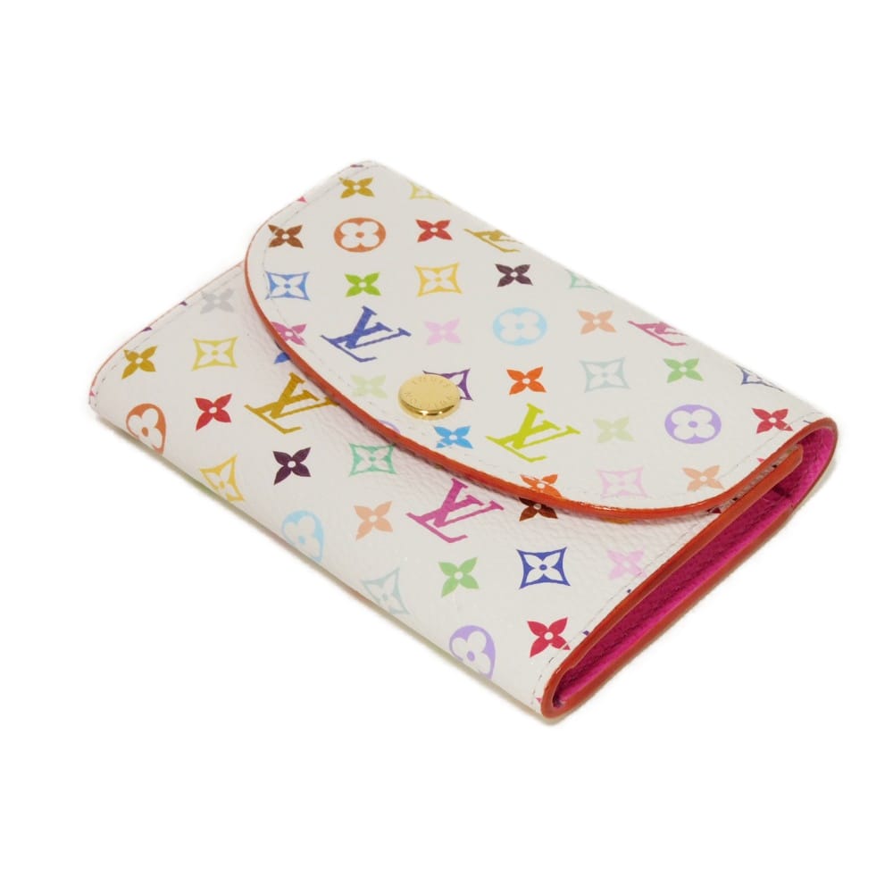 ルイヴィトン LV×TM ポルトモネ ロザリ モノグラム・マルチカラー 二つ折り財布