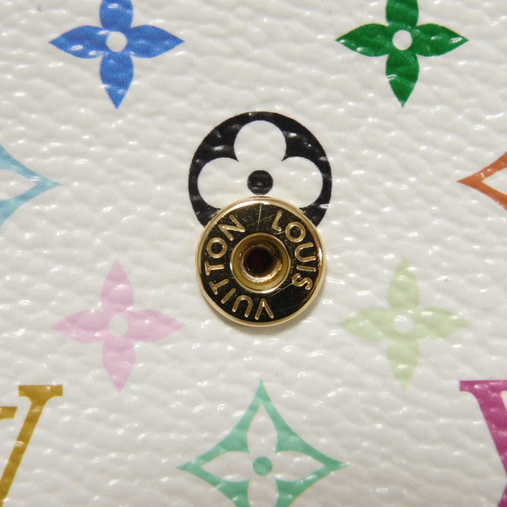 ルイヴィトン LV×TM ポルトモネ ロザリ モノグラム・マルチカラー 二つ折り財布