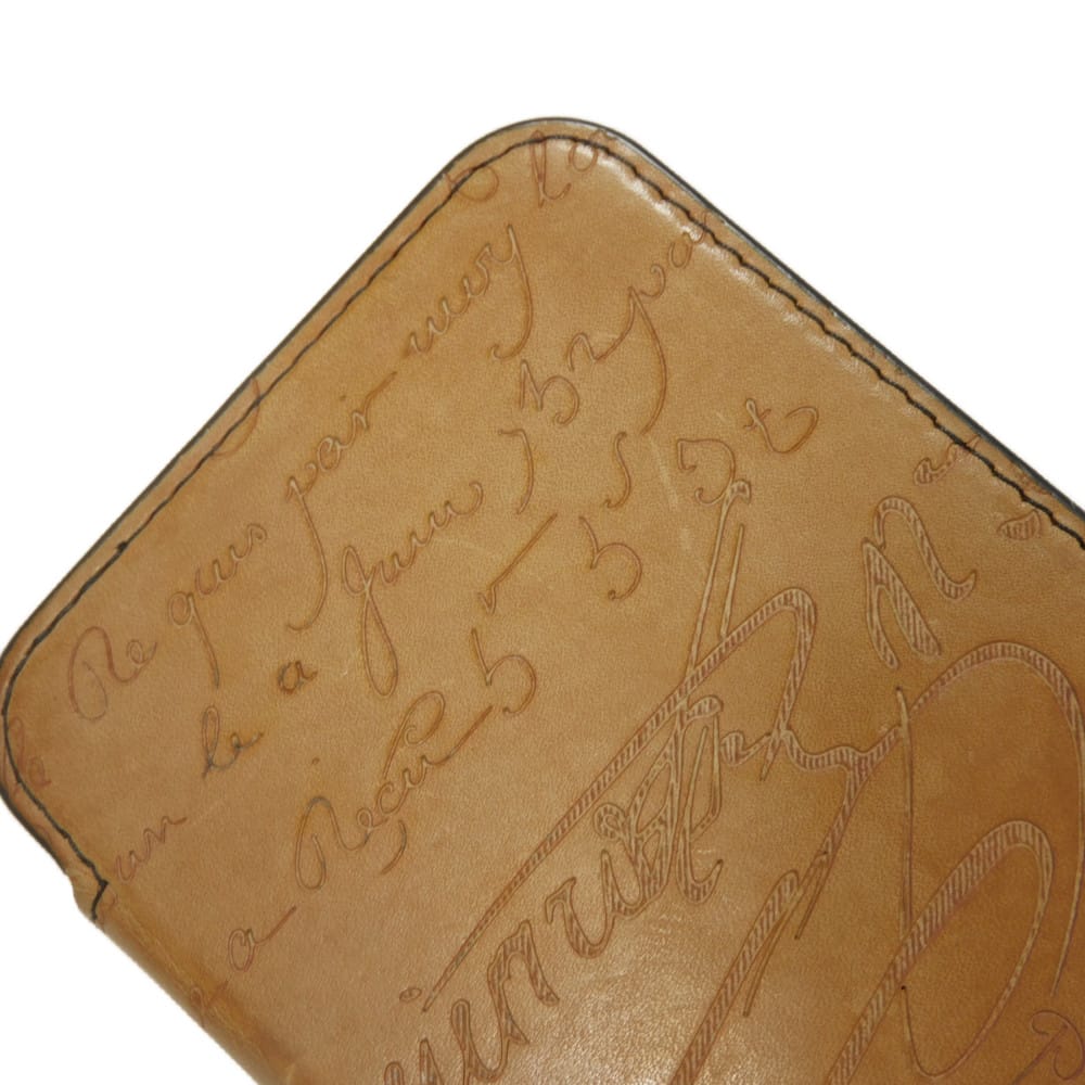 ベルルッティ スクリットレザー iPhone14 Pro フォリオ スマホケース