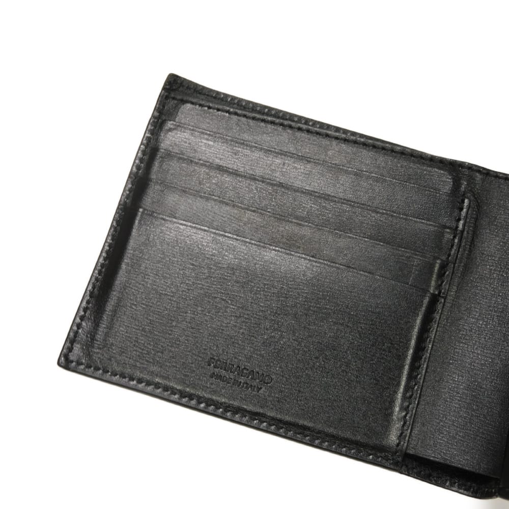 サルヴァトーレ フェラガモ バイフォールドウォレット カーフレザー 二つ折り財布