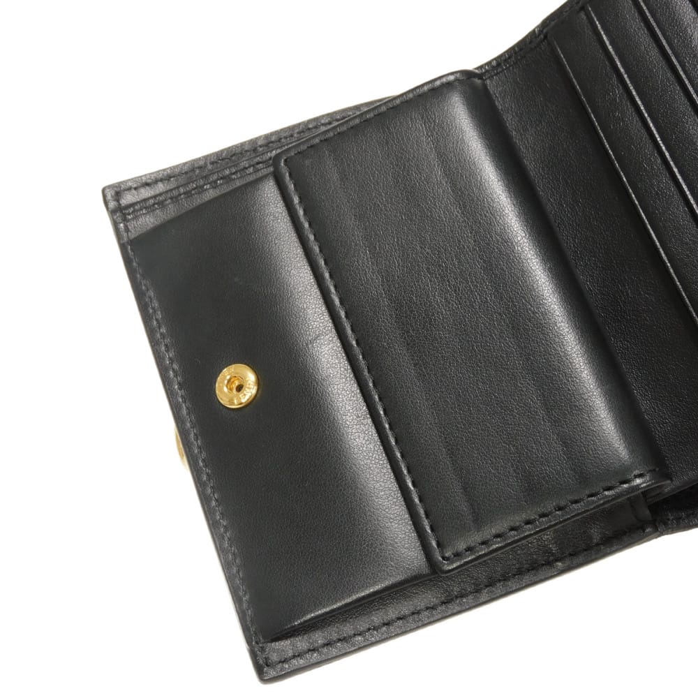 フェンディ バイザウェイ スモールウォレット カーフレザー 二つ折り財布