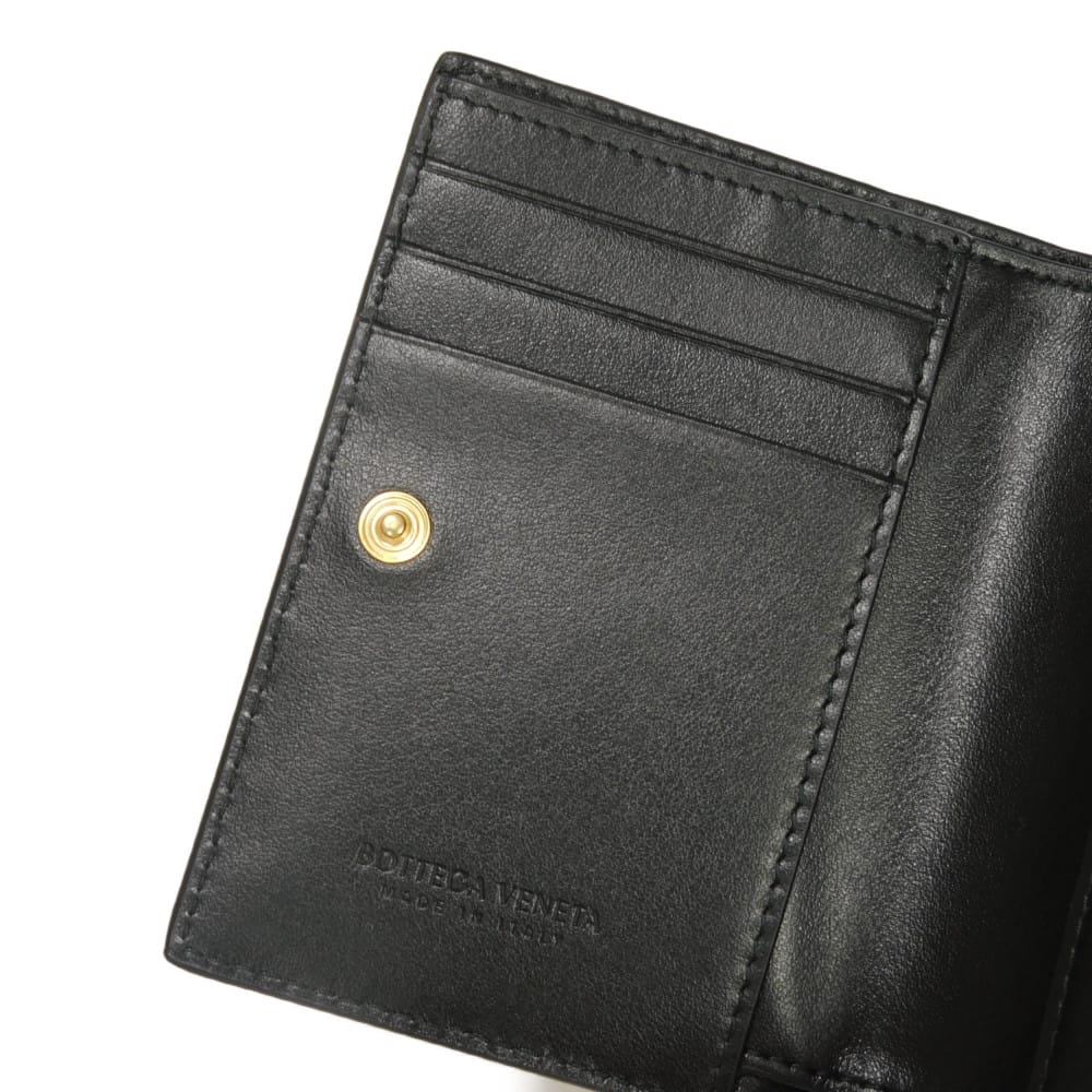 ボッテガヴェネタ スモールウォレット ラムスキン 二つ折り財布