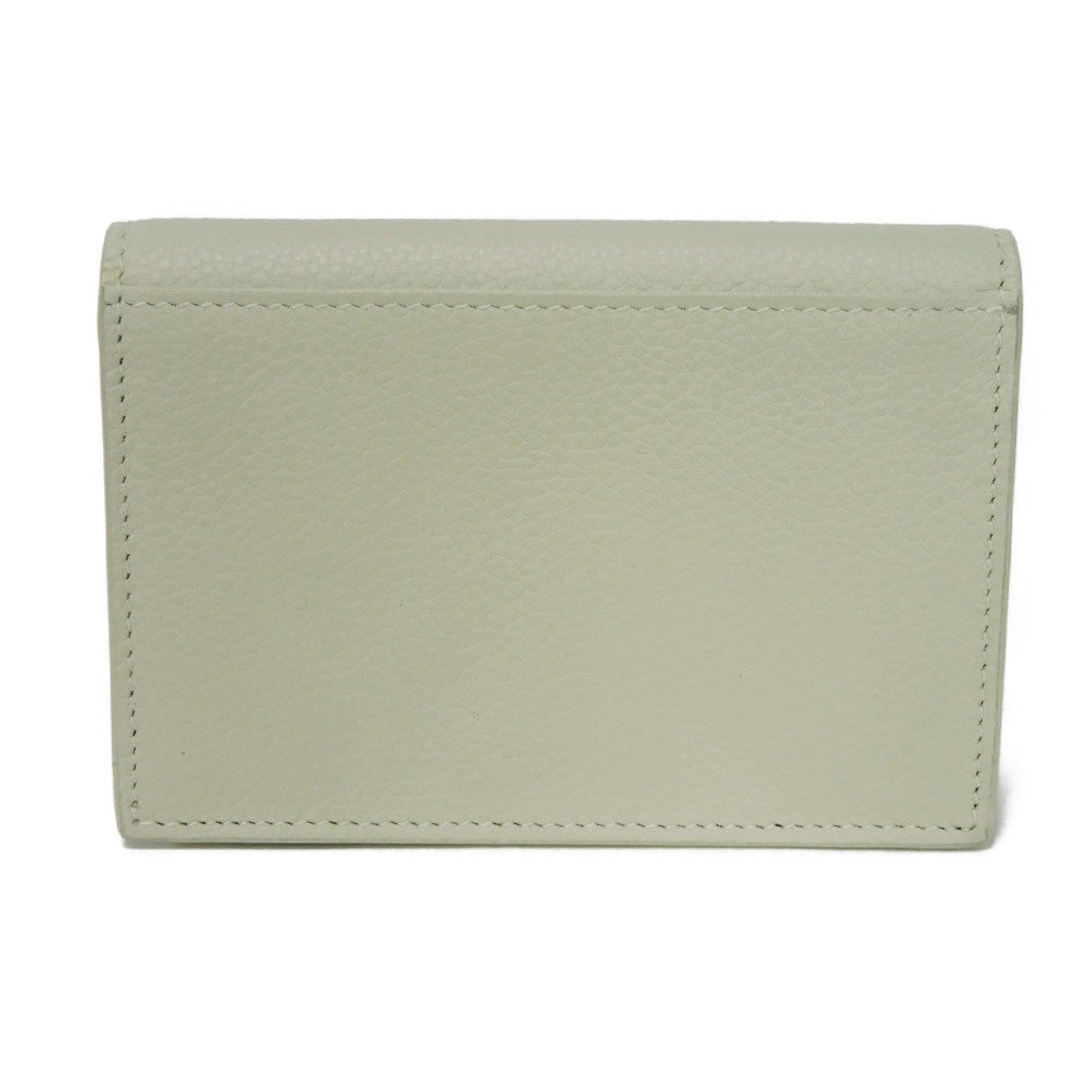 サン ローラン パリ 名刺入れ グレイン パウダー テクスチャード レザー カード ケース