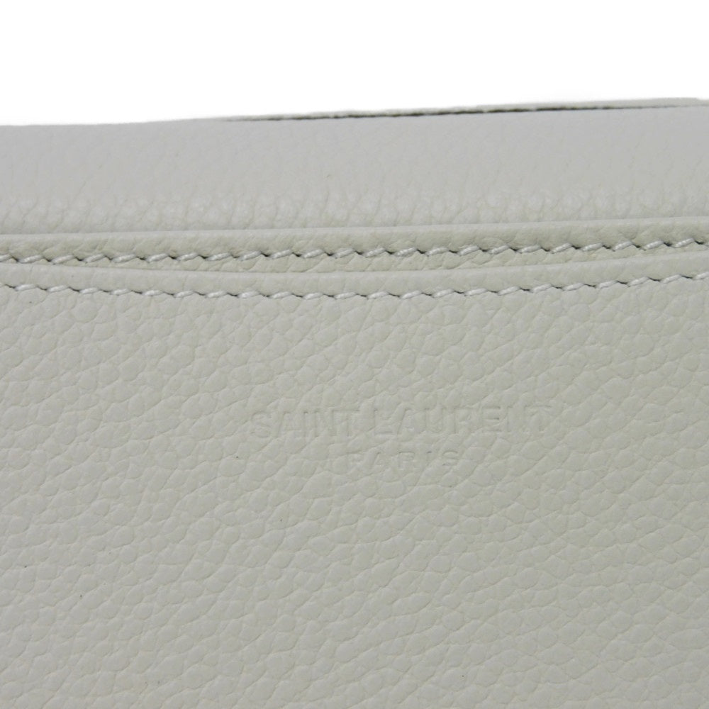 サン ローラン パリ 名刺入れ グレイン パウダー テクスチャード レザー カード ケース