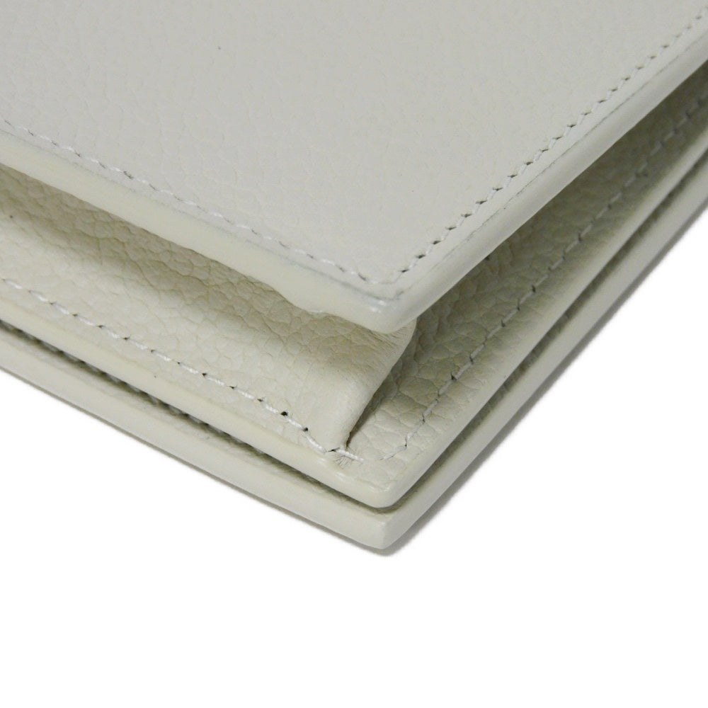 サン ローラン パリ 名刺入れ グレイン パウダー テクスチャード レザー カード ケース