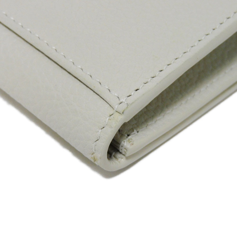 サン ローラン パリ 名刺入れ グレイン パウダー テクスチャード レザー カード ケース