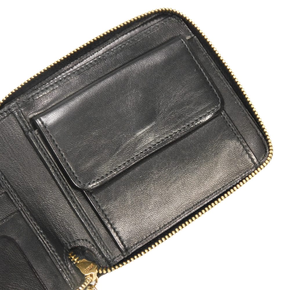 ディオール ディオールカロ カナージュ ナッパレザー 二つ折り財布