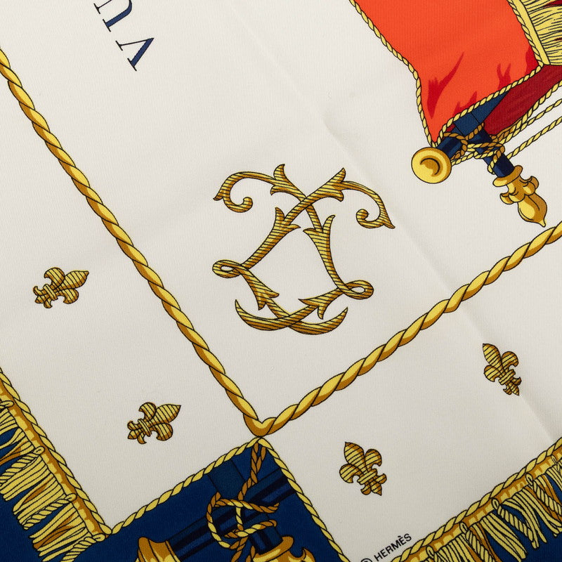 エルメス VUE DU CAROSSE DE LA GALERE LA REALE シルクスカーフ