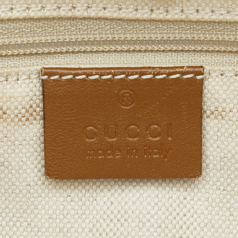 グッチ スーキー ダイアモンド キャンバス レザー バッグ