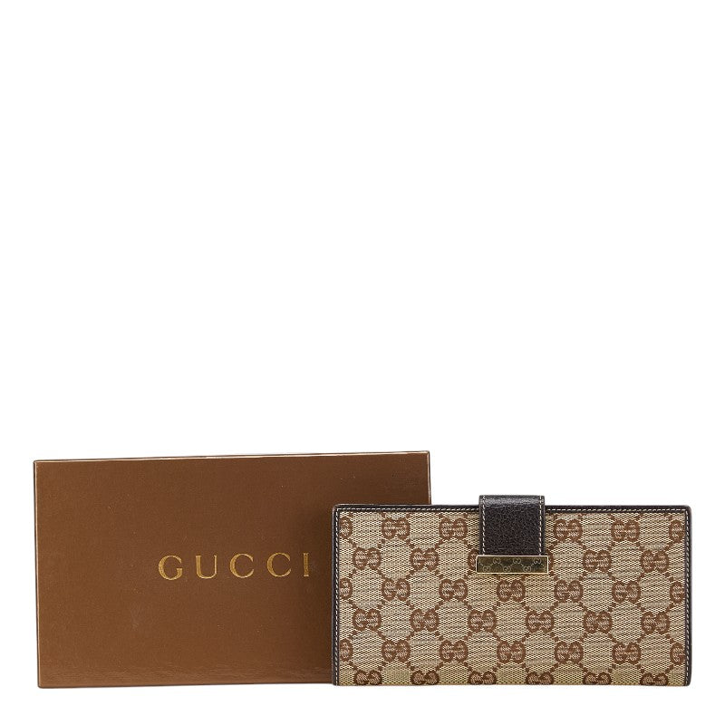 グッチ GGキャンバス 二つ折り財布