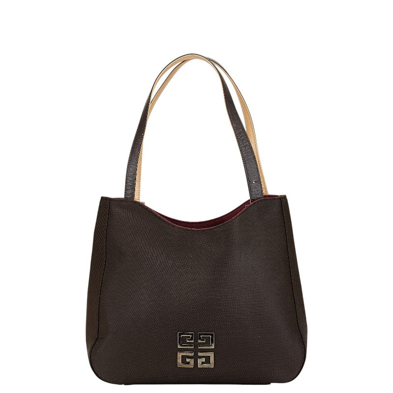 ジバンシィ ナイロンレザーハンドバッグ