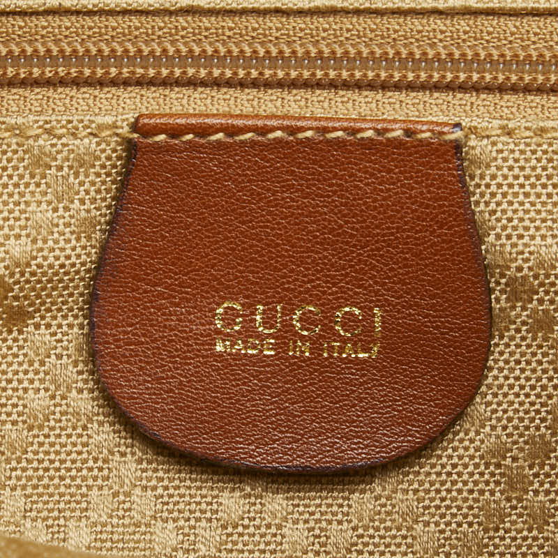 グッチ バンブー レザー バックパック