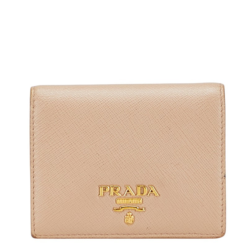プラダ レザー 二つ折り財布