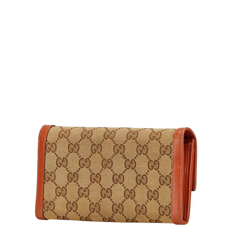 グッチ インターロッキング G GG キャンバス 長財布