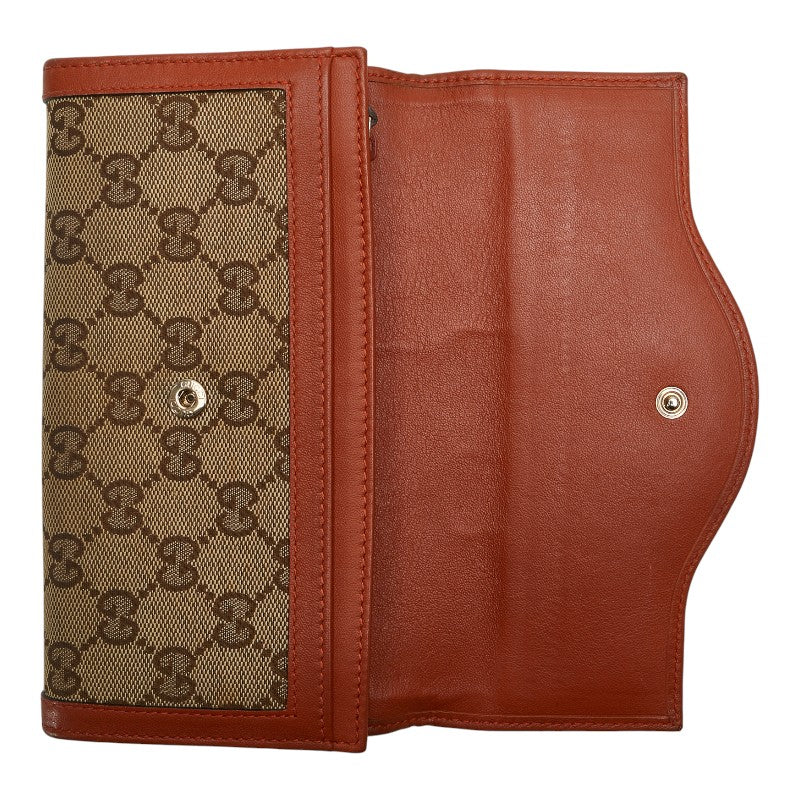 グッチ インターロッキング G GG キャンバス 長財布