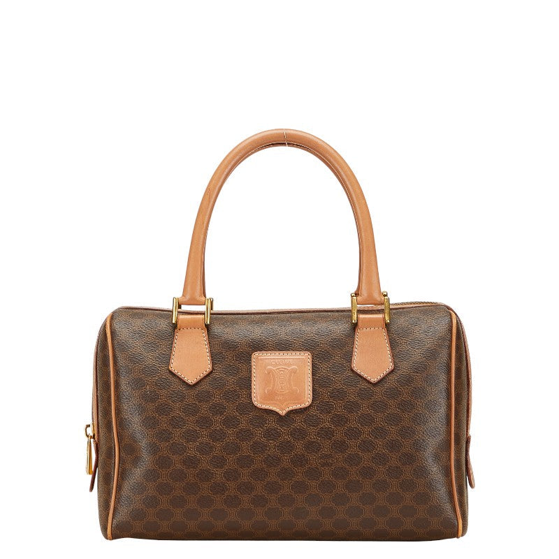 セリーヌ マカダム PVCレザー ハンドバッグ