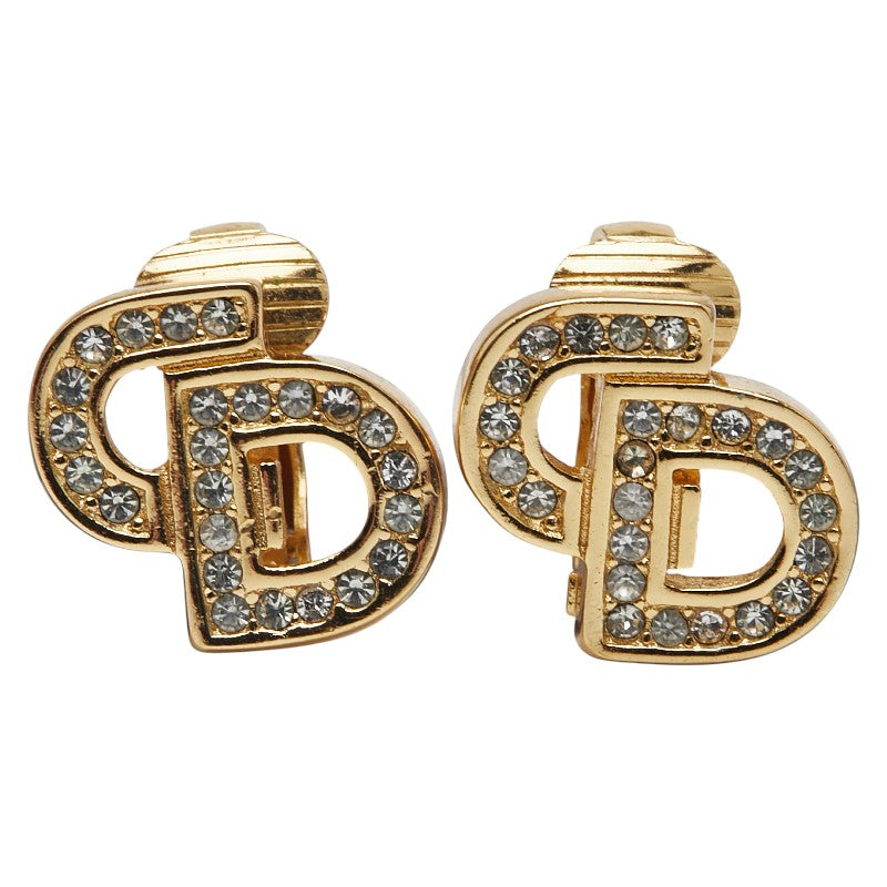 ディオール CDロゴ ラインストーンイヤリング