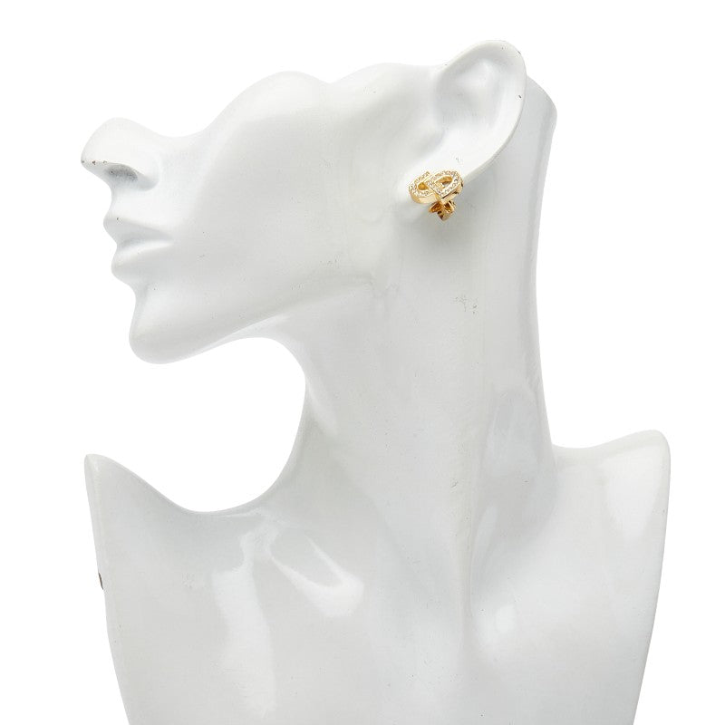 ディオール CDロゴ ラインストーンイヤリング