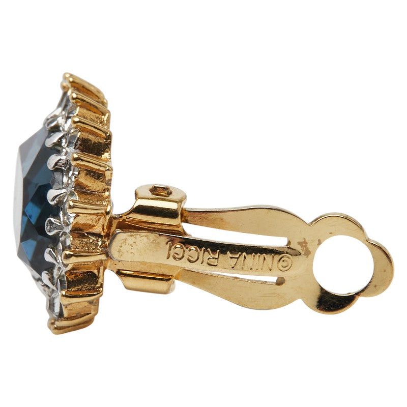 ディオール ラインストーン ピアス