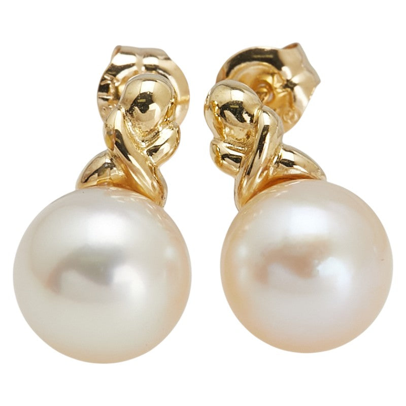 Au750 アコヤ パール スタッド ピアス