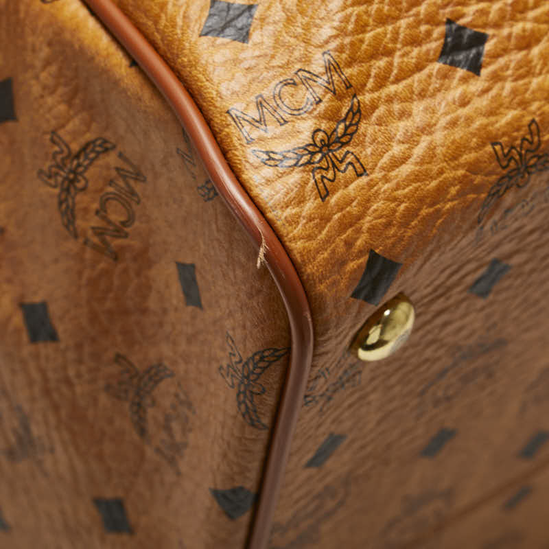 MCM ヴィセトス ロゴグラム PVC 2way ボストン バッグ