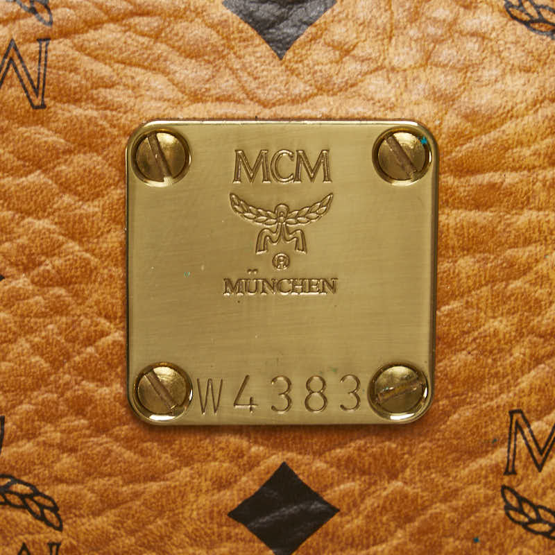 MCM ヴィセトス ロゴグラム PVC 2way ボストン バッグ