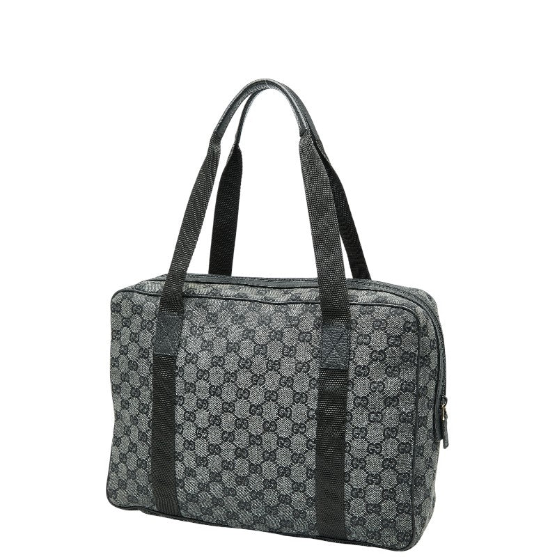 グッチ GGキャンバス レザー ハンドバッグ