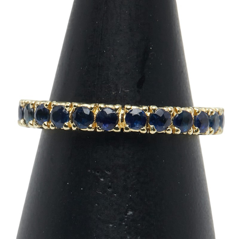 Au750 サファイア フル エタニティ リング