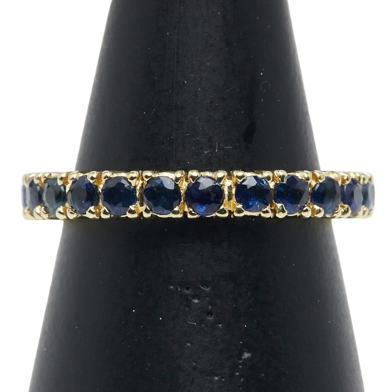 Au750 サファイア フル エタニティ リング
