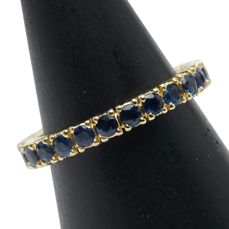 Au750 サファイア フル エタニティ リング