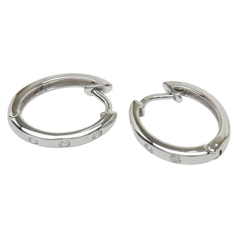 Pt900 プラチナ ダイヤモンド ピアス