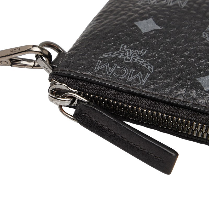 MCM ヴィセトス PVC レザー クラッチ バッグ