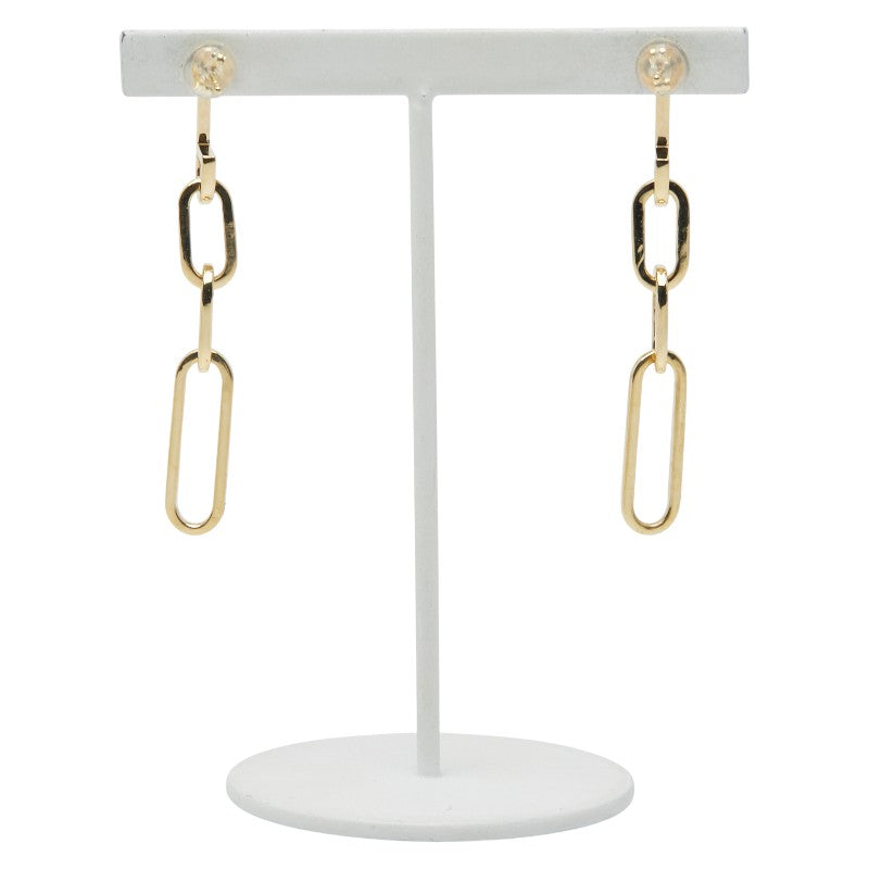 Au750 チェーン モチーフ スタッド ピアス