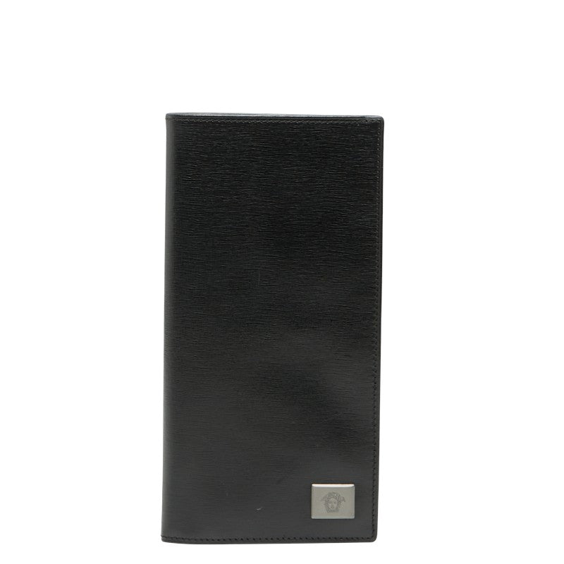 ヴェルサーチ メデューサ レザー ロング ウォレット