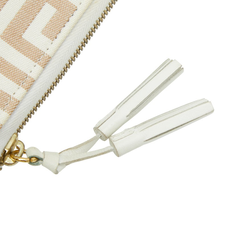 ジバンシィ タッセル キャンバス レザー ショルダー バッグ