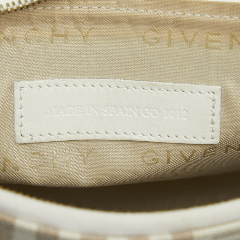 ジバンシィ タッセル キャンバス レザー ショルダー バッグ