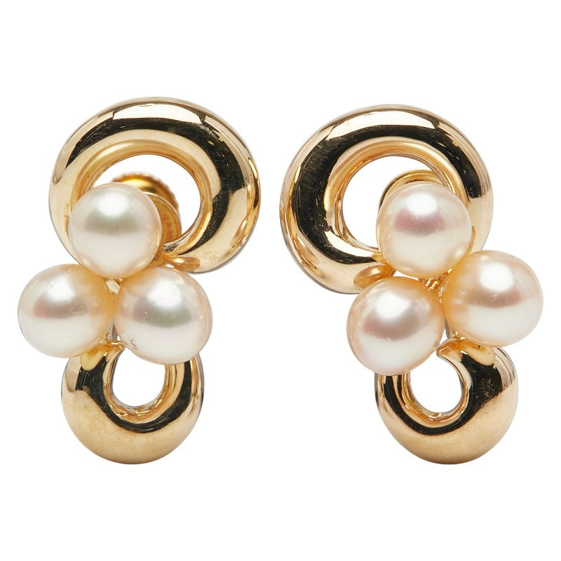 Tasaki アコヤ パール Au750 ピアス