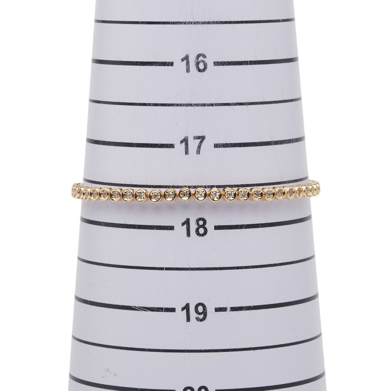 Au750 ダイヤモンド テニス チェーン ブレスレット