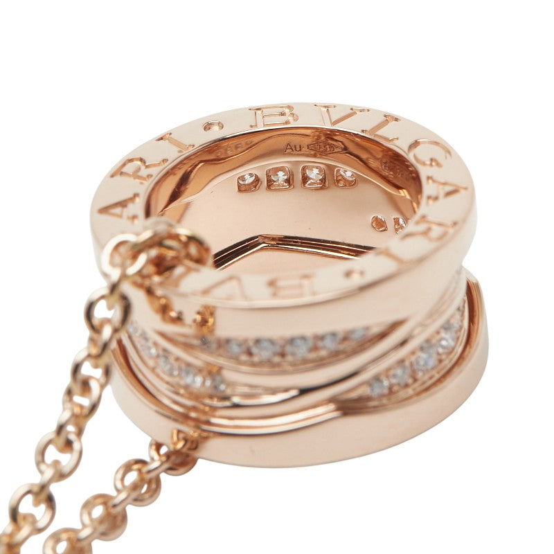 ブルガリ B.zero1 パヴェ ダイヤモンド Au750 ネックレス