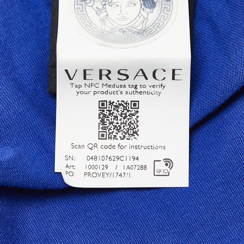 ヴェルサーチ グリーク マスク コットン Tシャツ