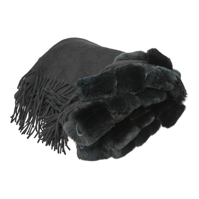 ジバンシィ ウール ファー ショール