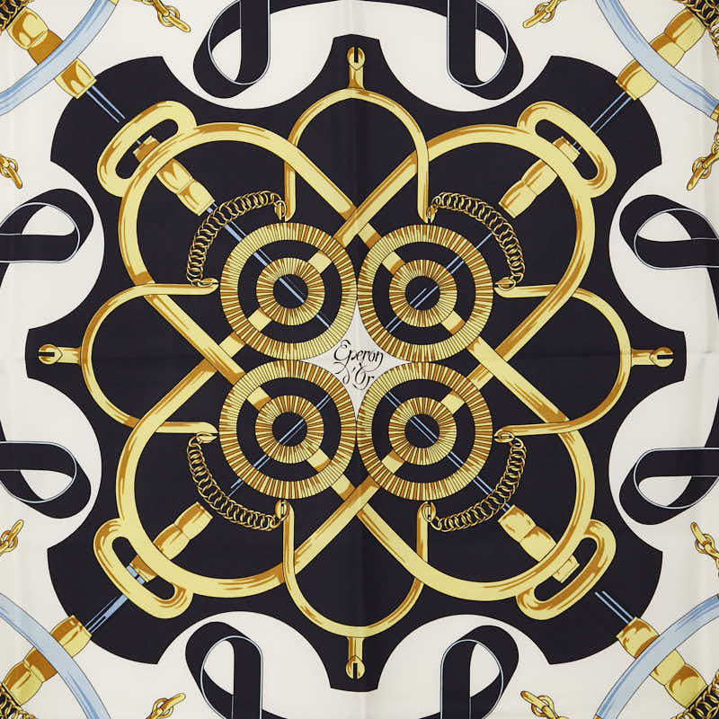 エルメス エプロン ドール シルク スカーフ